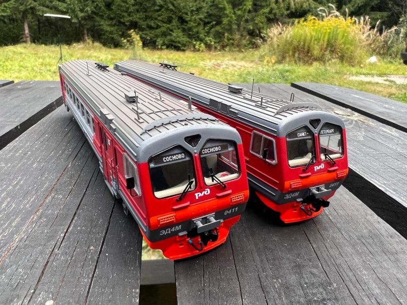 Модель электрички эд4м