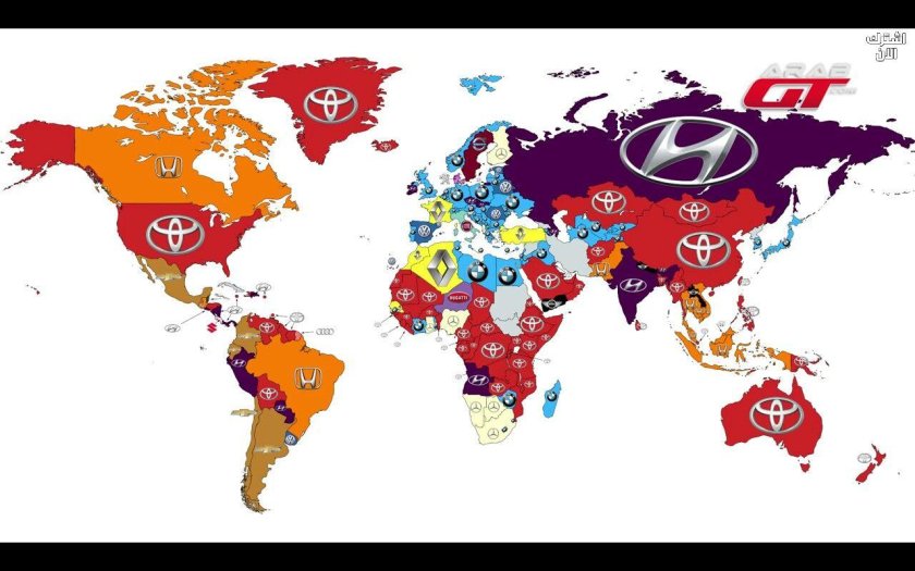 Самые странные карты мира