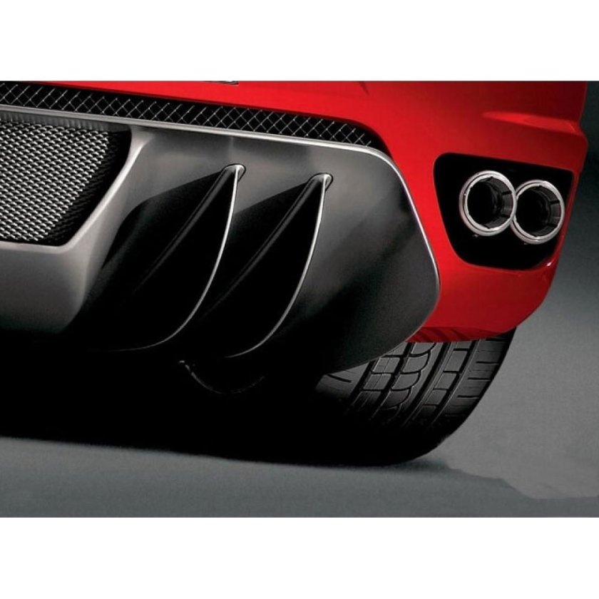 Задний диффузор f430