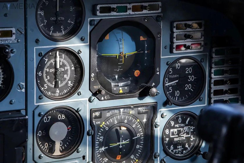 Ту-155 кабина