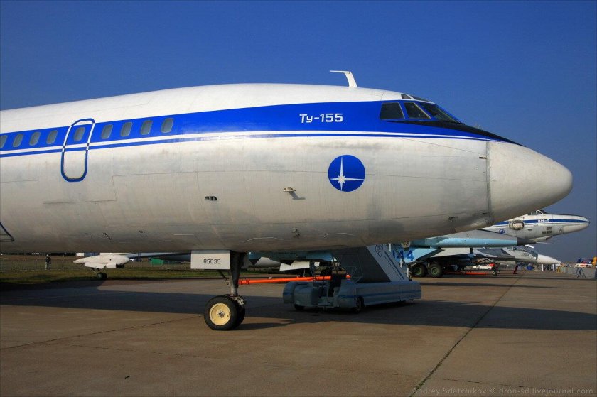 Ту 155 водородный самолет