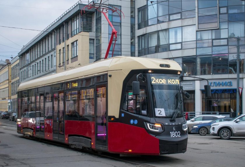 Трамвай Минин Нижний Новгород