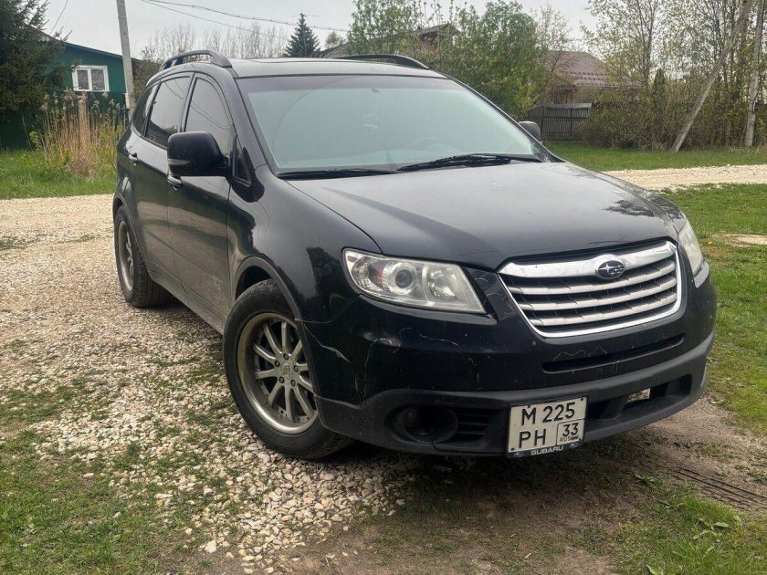 Субару трибека черный 2008