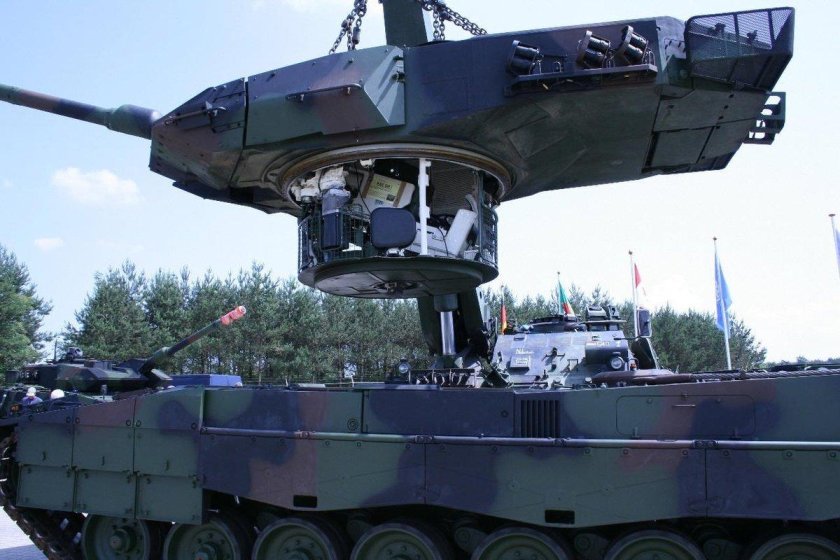 Leopard 2a6 башня