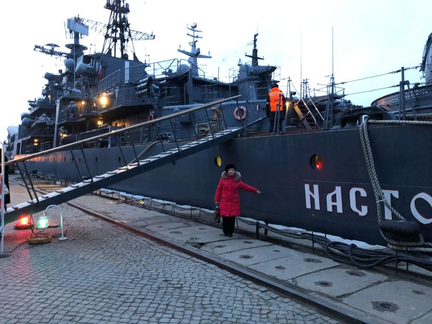 Флагман Балтийского флота эскадренный миноносец настойчивый