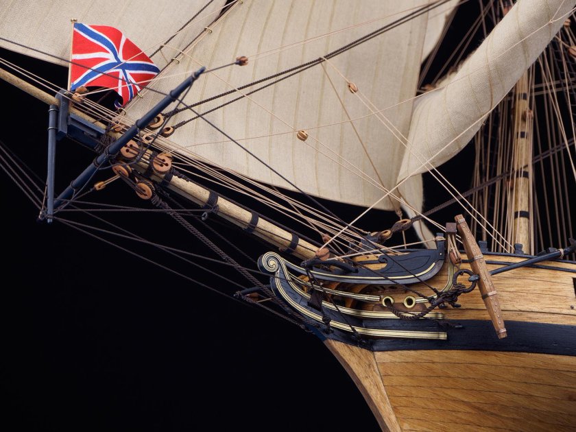 Бушприт брига Меркурий