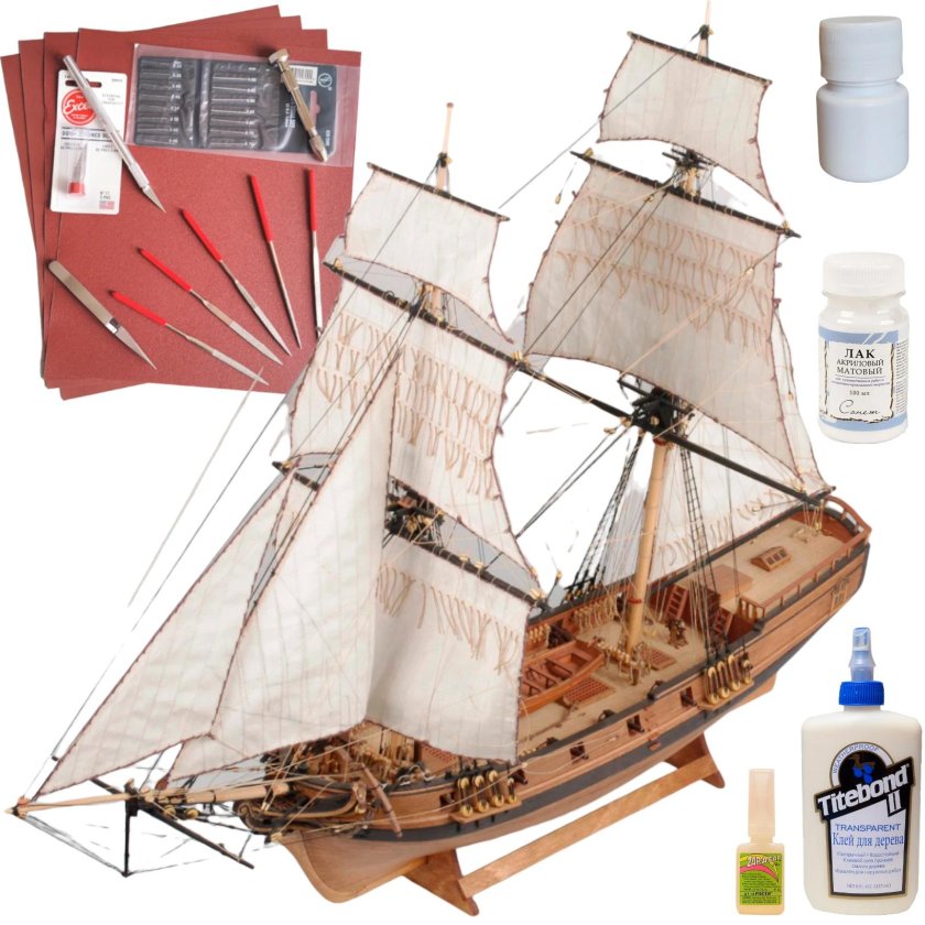 Модель корабля Бригантина Феникс