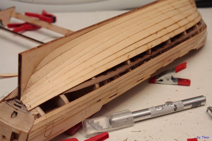 Бригантина Феникс черновая обшивка