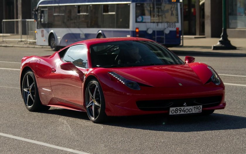 Феррари 458 в Москве