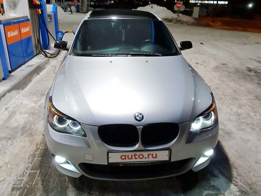 Bmw 5 e60 серебристая
