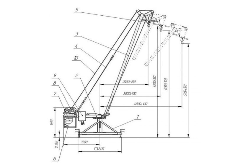 Кран Пионер КПМ- 500