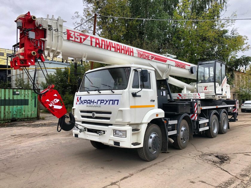 Кран Пионер КАМАЗ