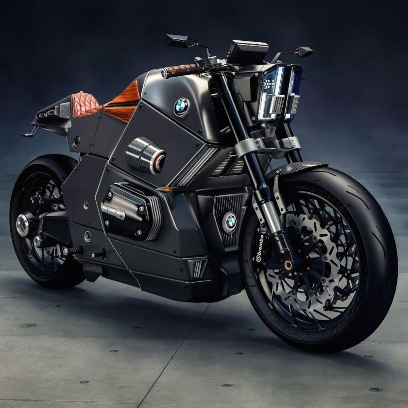 Мотоцикл БМВ черный