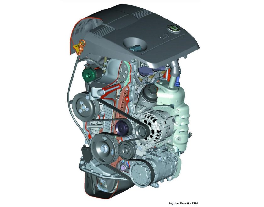 Шкода 1.2 двигатель