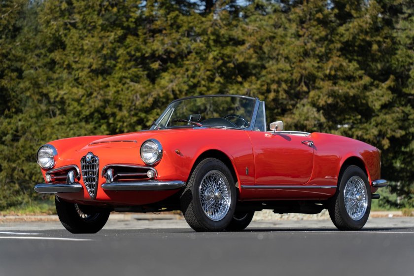 1958 alfa romeo giulietta spider