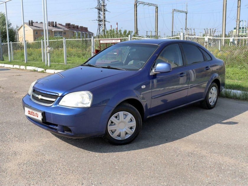 Шевроле Лачетти седан синий