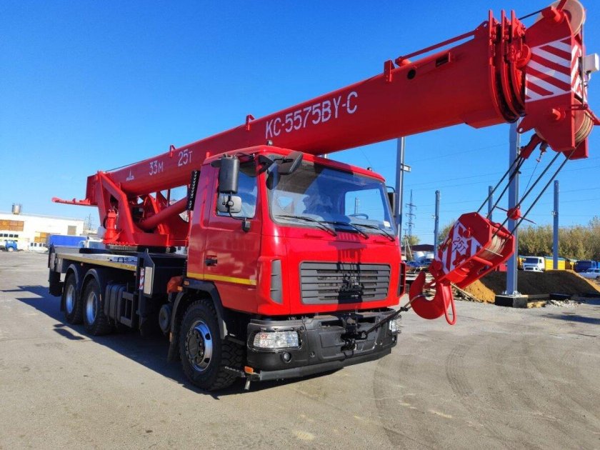 Автокран маз кс55727-7