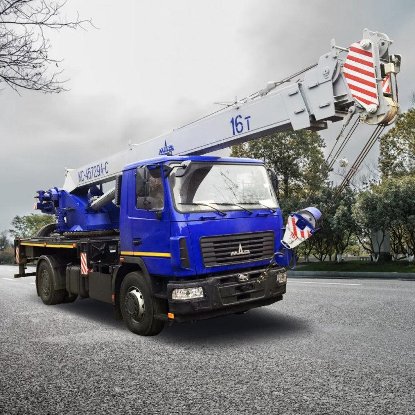 Кран МАЗ 16 тонн