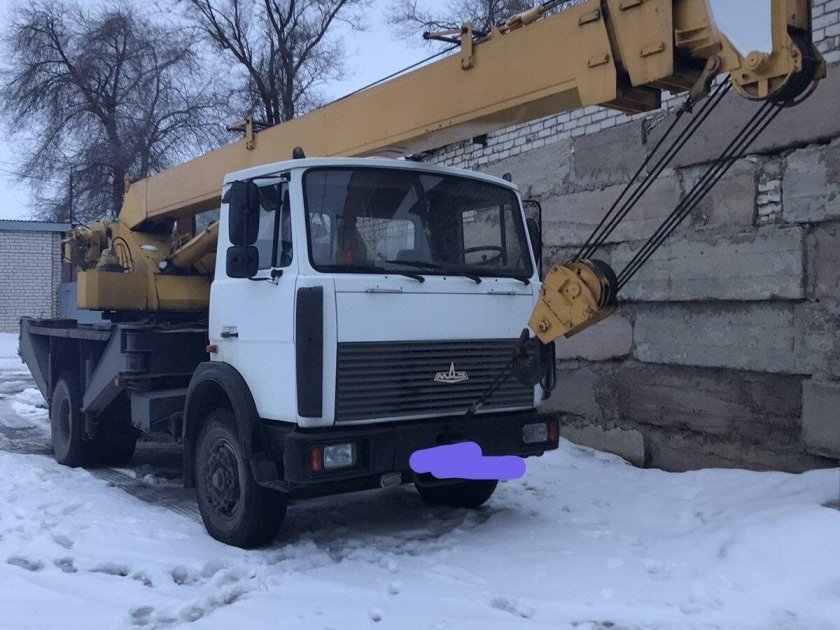 Маз автокран ивановец 14т