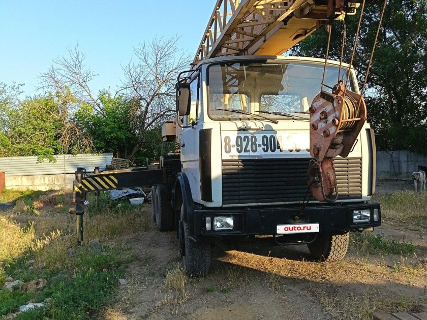 Маз ивановец 17 тонн автокран