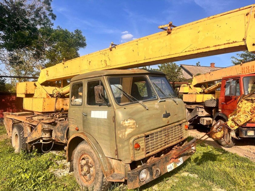 Маз 500 автокран ивановец