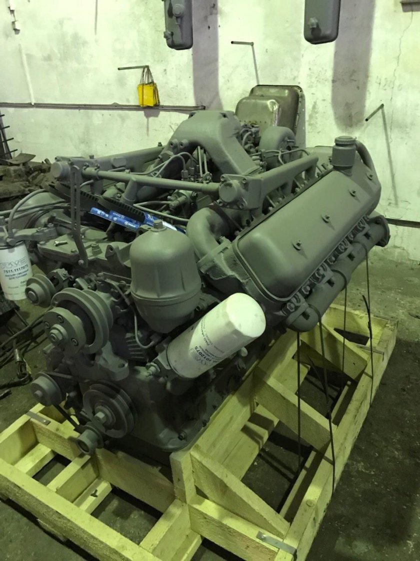Дизельный двигатель автомобиля ЯМЗ-7е846