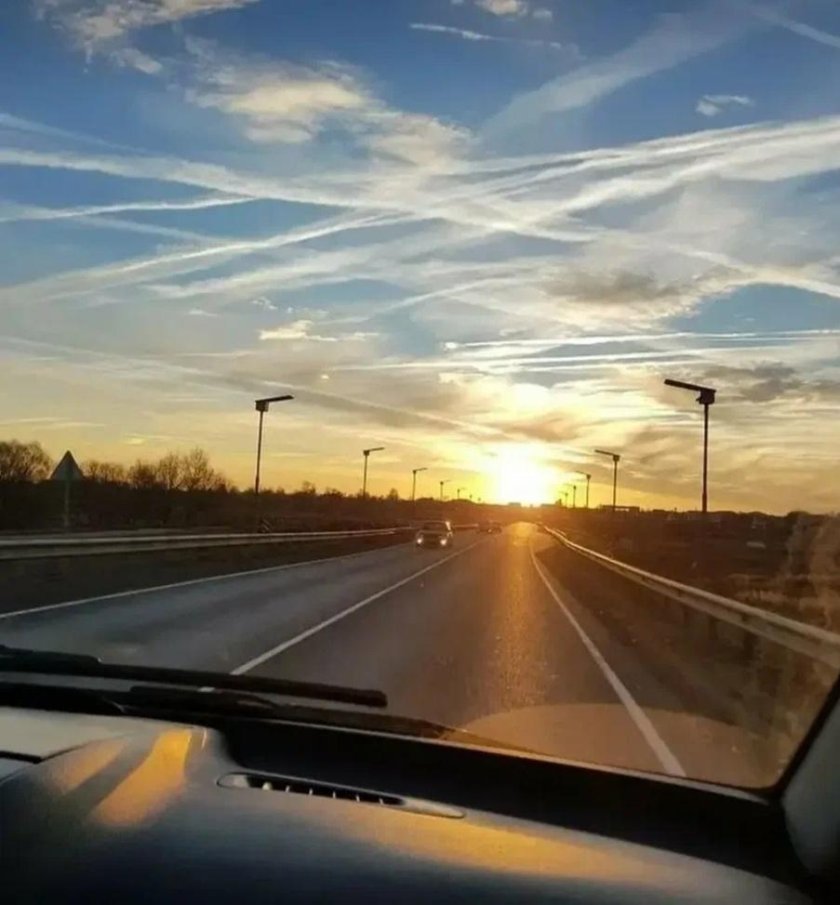Красивый вид из машины