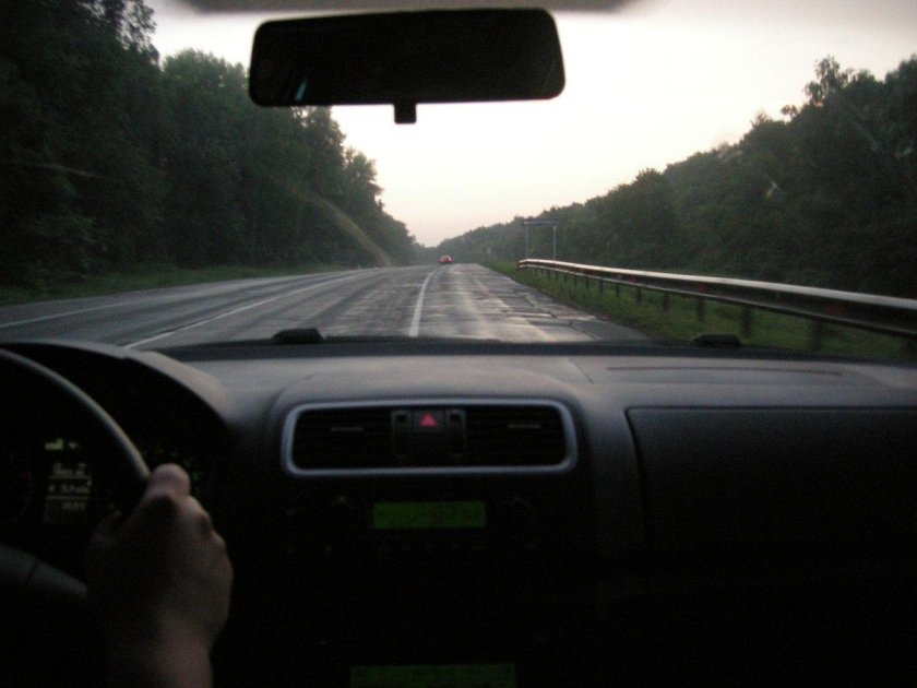 Дорога из машины