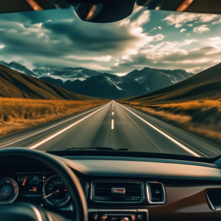 Вид из машины