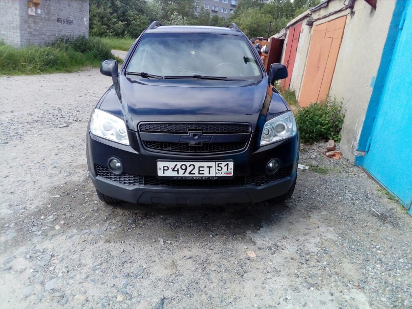 Решетка Шевроле Каптива 2008