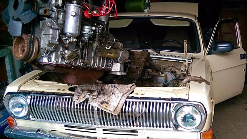 ГАЗ 24 мотор