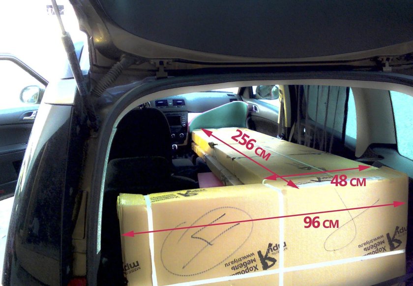 Skoda Yeti габариты багажника