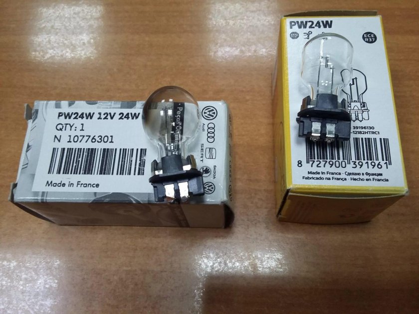 Лампа pw24w Шкода Йети