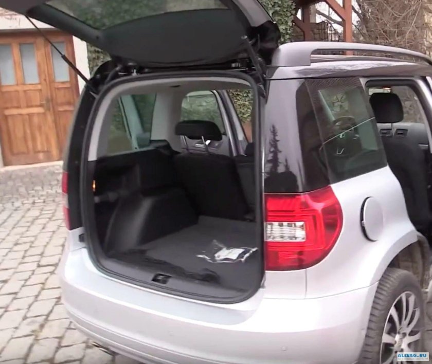Škoda Yeti багажник