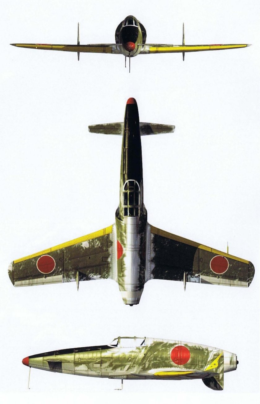 Японский истребитель j7w Shinden