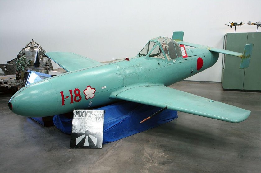 Самолет-камикадзе Йокосука mxy7 Ohka