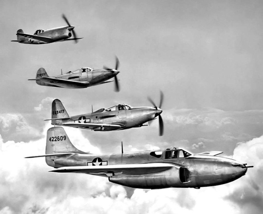 Истребитель Bell p-59 Airacomet