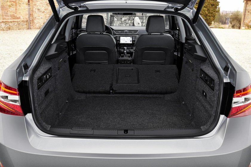 Суперб лифтбек багажник