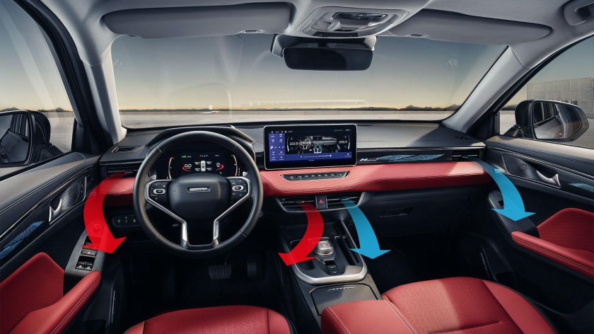 Haval jolion 2024 интерьер