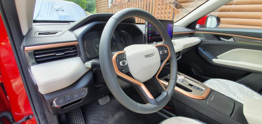 Haval Jolion 2021 белый салон