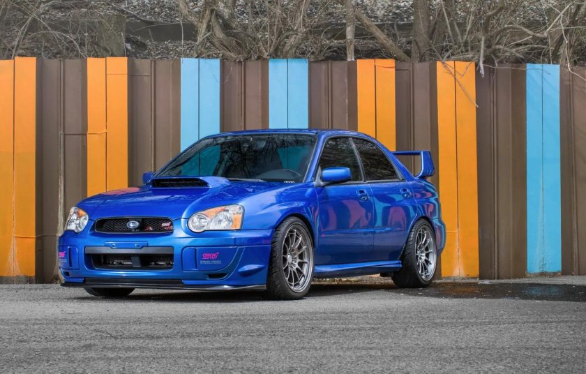 Subaru Impreza WRX STI 2007 Blue