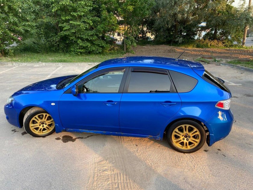 Субару Импреза 3 синяя