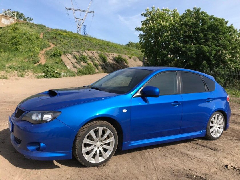 Субару WRX 2007 синий