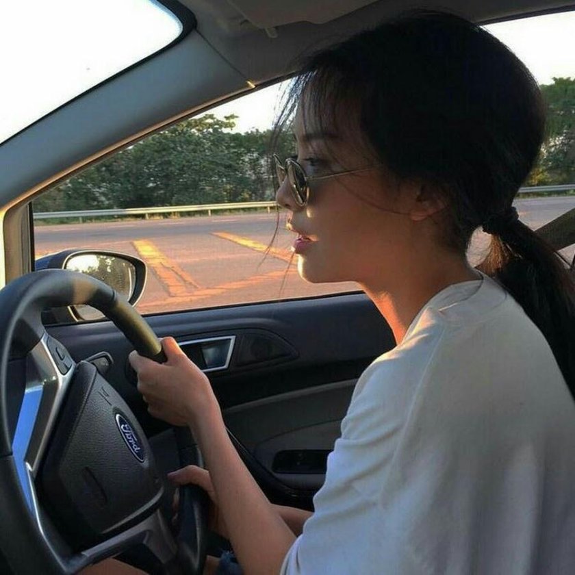 Кореянки в машине