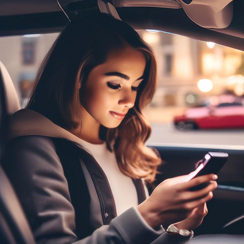 В автомобиле