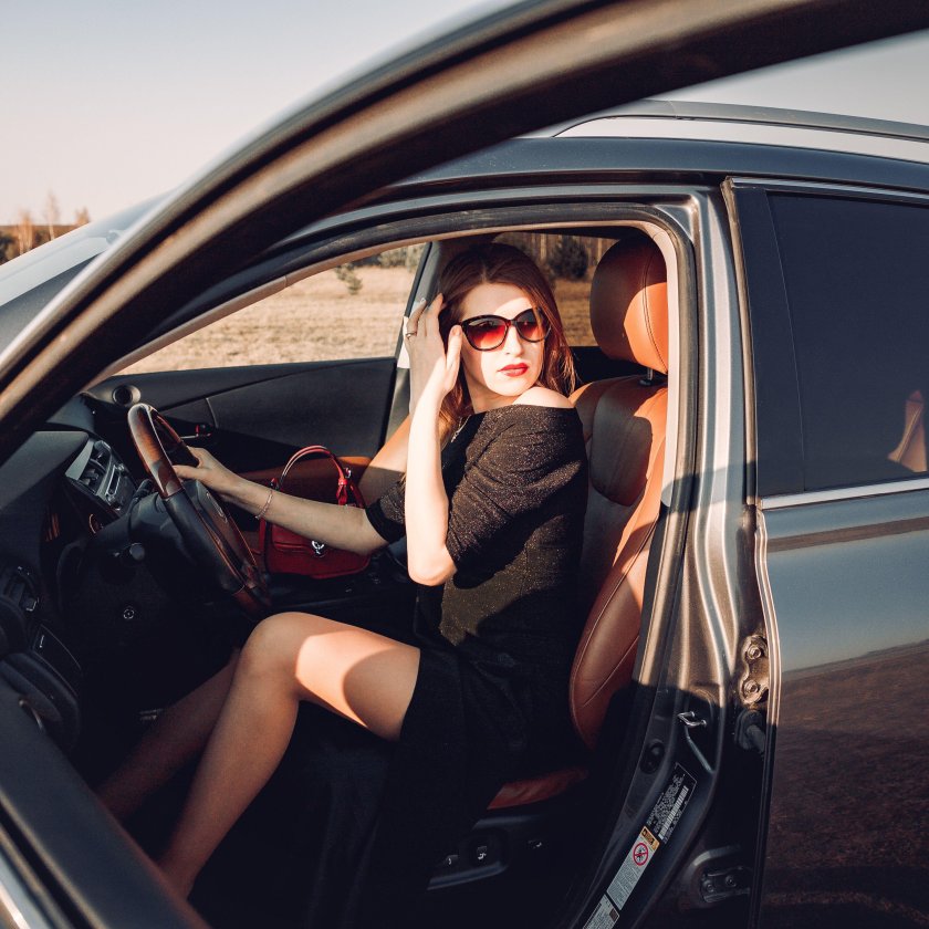 Фотосессия с машиной