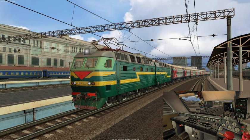 Локомотив чс7 158