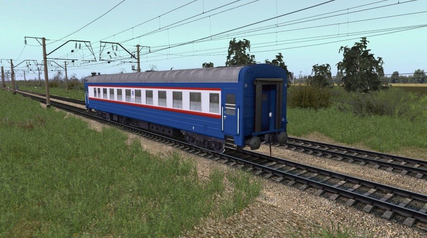 Фирменный поезд красный Яр