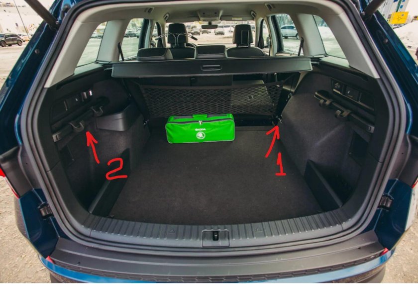 Skoda Kodiaq багажник