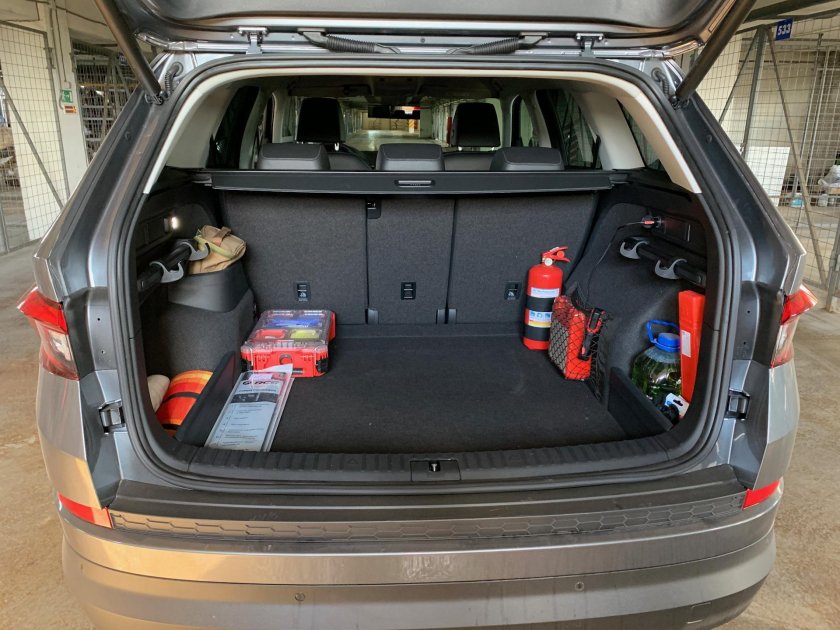 Шкода Кодиак багажник